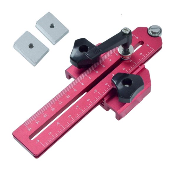 MOMOJIA Woodworking Clamp Tool Adjustable T Slot Thin Rips Jig for Tablesaw Routers