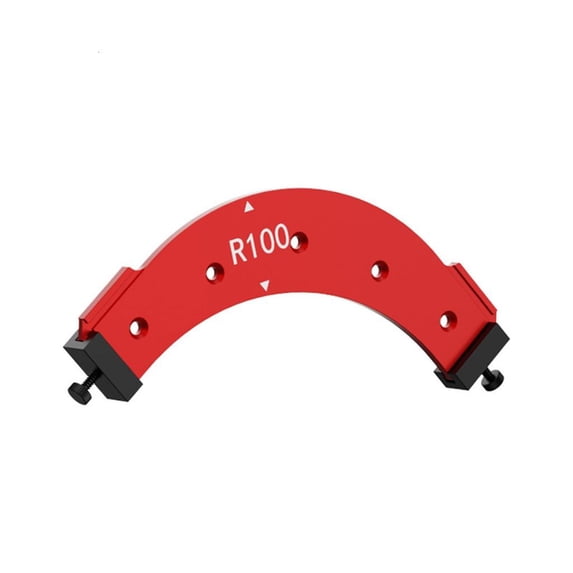 MOMOJIA Woodworking Round Corner Radius Templates Cutting Templates Tool Routers Corner Radius Templates R100/R150/R200/R250/R300