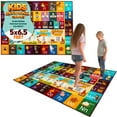 thumbnail image 1 of MOMOTOYS Learning Playmat, Alphabet, Numbers & Animals Playroom Kids Rug, 5 ft x 6.5 ft w/ Coloring Book, 1 of 6