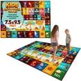 thumbnail image 1 of MOMOTOYS Learning Playmat, Alphabet, Numbers & Animals Playroom Kids Rug, 7.5 ft x 9.5 ft w/ Coloring Book, 1 of 10