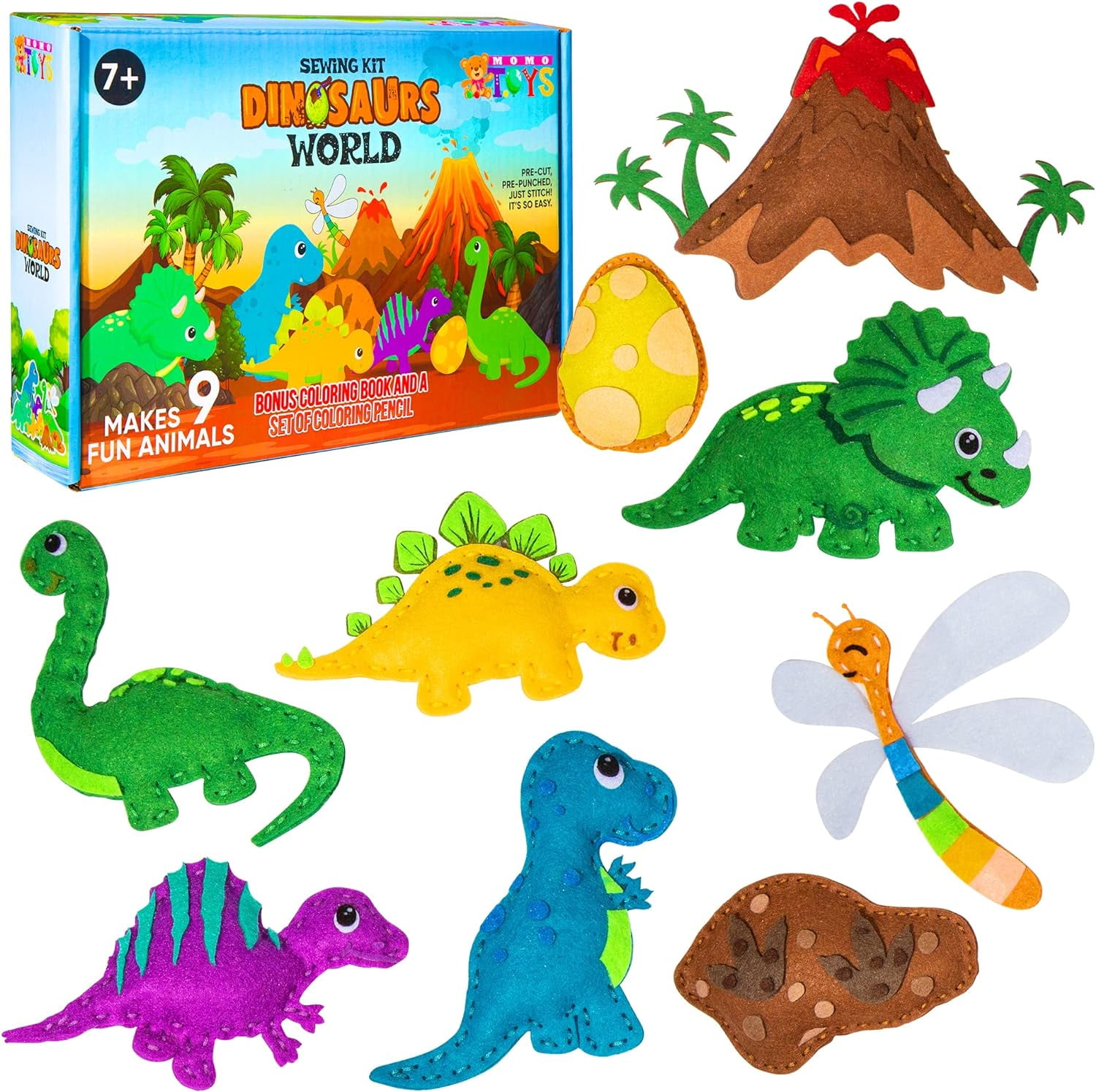 MOMOTOYS Sewing Kit for Kids Kids Sewing Kit for Hours of