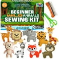 thumbnail image 1 of MOMOTOYS Kids Sewing Kit Toys, DIY Wild Animal Plush Craft Supplies for Ages 7-12, 1 of 8