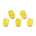 thumbnail image 1 of MOMSON Semi Cured Gel Nail Strips(Yellow Crayon Doodles), 20 Real Gel Nail Polish Stickers/Full Nail Wraps, 1 of 5
