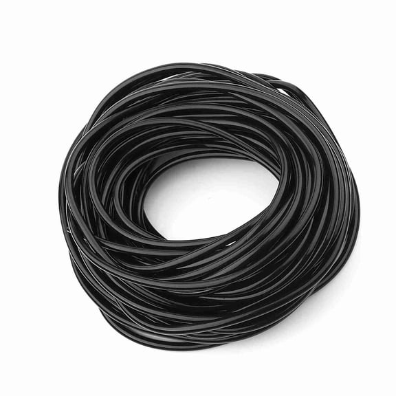 MOMT 5m / 16.4 ft Watering Tubing PVC Hose Pipe 4/6mm Micro Dripper Irrigation System for Garden and Lawn