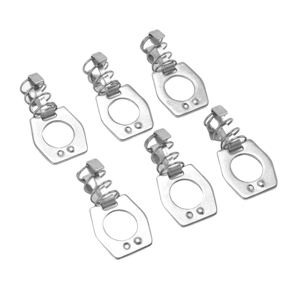 MOMT 6 Pieces RV Water Heater Cam Lock Stainless Steel Rustproof Water Heater Door Latch Fastener Replacement Assembly for Camper Gas Tank Covers Accessories (8 inches / 20.3 cm)