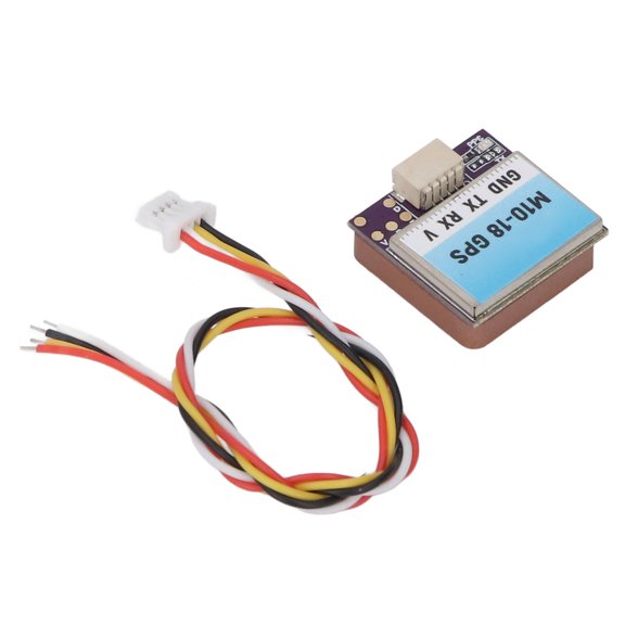 MOMT Aerial Drone Replacement Part GPS Module for FPV Racing Drone M10 Chip SH1.0 4P Connector Solderable Long Range Ceramic Antenna Reliable Signal 72 Channels