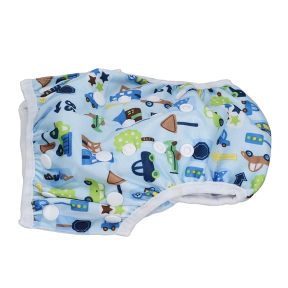 MOMT Baby Swim Diapers 2-Pack, Reusable Washable Infant Swimming Pants, Waterproof Breathable Toddler Swim Wear for 0-2 Years Newborn, Fit Up to 20 inches / 50.8 cm Waist (Ocean Blue / Mint Green)