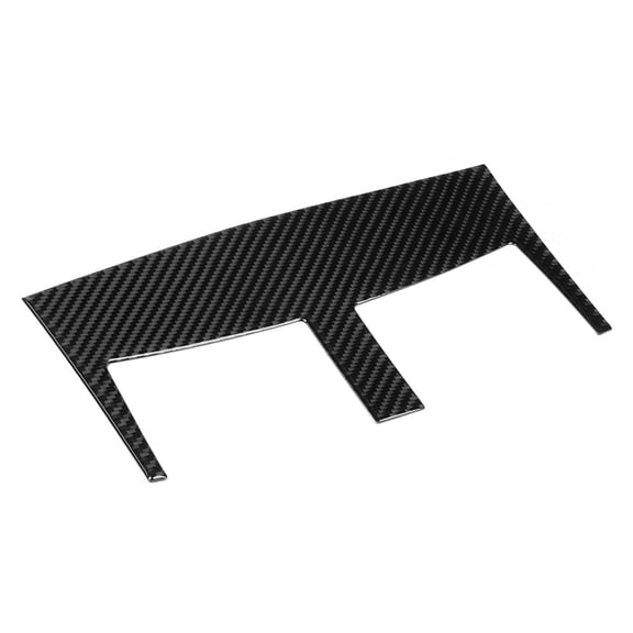 MOMT Black Genuine Soft Carbon Fiber Central Control Air Vent Trim Decor Sticker Frame Cover Accent Mod for Toyota RAV4 2006-2012 SUV Models (12.60 x 7.09 in / 32.0 x 18.0 cm) 1 Piece