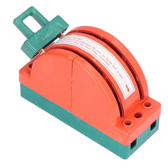 MOMT HK11 Knife Switch Safe Double Throw Bidirectional Electric Reverse Switch for Industrial Household Appliances 2P 63A Dual Power Disconnect Switch 2 Way 380V (6.30 x 3.94 x 2.76 inches)