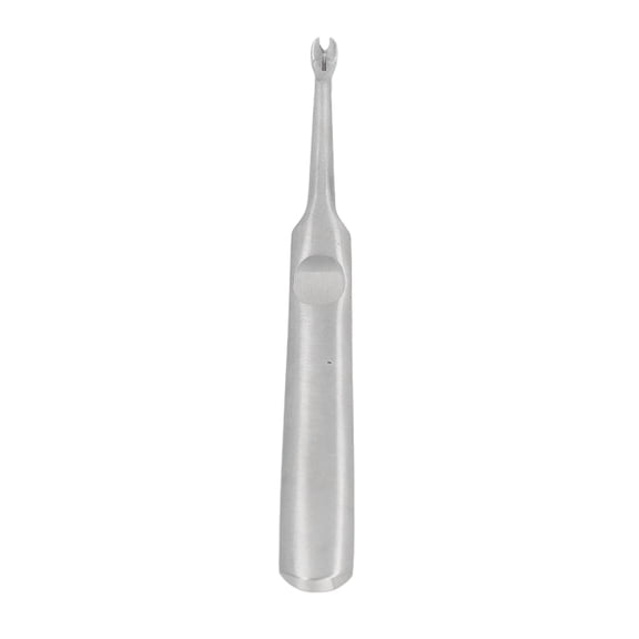 MOMT Leather Edge Groover Tool U-Type 4.5 inches / 115 mm Hand Skiving Craft Accessory for DIY Leathercraft Working Edge Beveler Stainless Steel Silver
