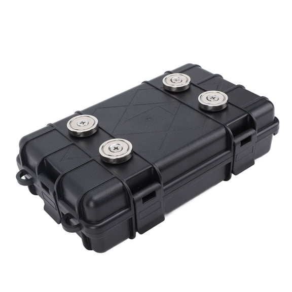 MOMT Magnetic Storage Box Water Proof Multifunctional Portable Outdoor Magnetic Tool Box for Camping 8.27 inches / 21 cm Under Vehicles Key Holder Tactical Safe