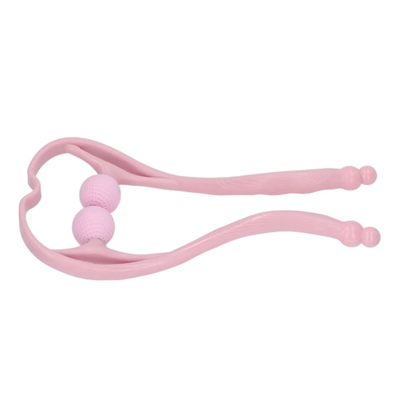 MOMT Manual Neck Massager Dual Pressure Trigger Point Handheld Shoulder Massager Tool for Deep Tissue Target Point Pain and Muscle Tension Relief, 13.4 x 7.1 inches / 34 x 18 cm