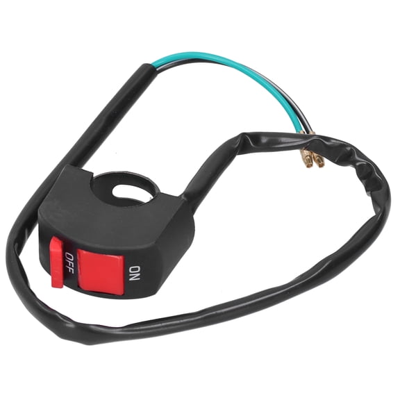 MOMT Motorcycle Handlebar Light Switch Waterproof ON OFF Button 7/8 inches / 22 mm Universal Control Switch for ATV UTV Scooter Dirt Bike Motorbike