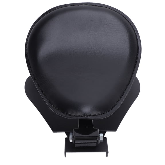 MOMT Motorcycle Solo Seat with Spring Bracket Kit Faux Leather Strong Support Universal Fit for Retro Motorcycle Custom Bobber Chopper Black (12.6 inches / 32 cm)