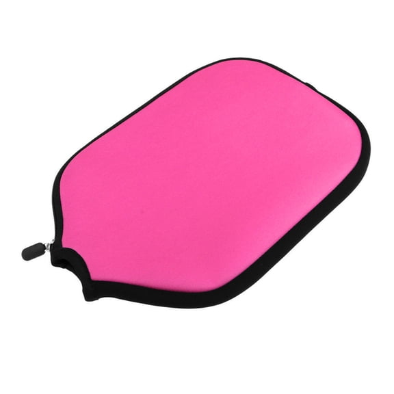 MOMT Neoprene Pickleball Paddle Cover Dust Proof Racket Sleeve - Heavy Duty Paddle Protect Case & Premium Racket Protector Bag (11.8 x 8.6 inches / 30.0 x 22.0 cm, Rose Red)