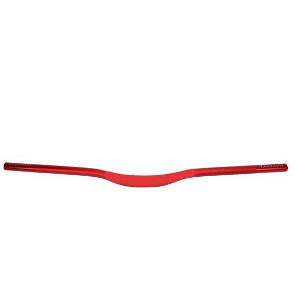 MOMT Professional Aluminum Alloy Mountain Bike Handlebar 780mm Wide 25mm Rise Ultra Lightweight Anodized Bicycle Riser Grip Bar Extreme Trail Off-Road Accessory Red 31.8mm Stem Diameter
