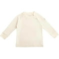 thumbnail image 1 of MON CHOU Baby Long Sleeve Crew Neck Shirt, 100% Organic Pima Cotton, Security Tracker Pocket, Unisex Infant Sizes 3-24 Months, 1 of 6