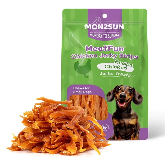 MON2SUN Chicken Jerky Strips Small Dog Treats, 10.1 oz