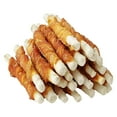 MON2SUN Dog Treats, 5 STF9 Inch Rawhide Twist Chicken Hide Sticks