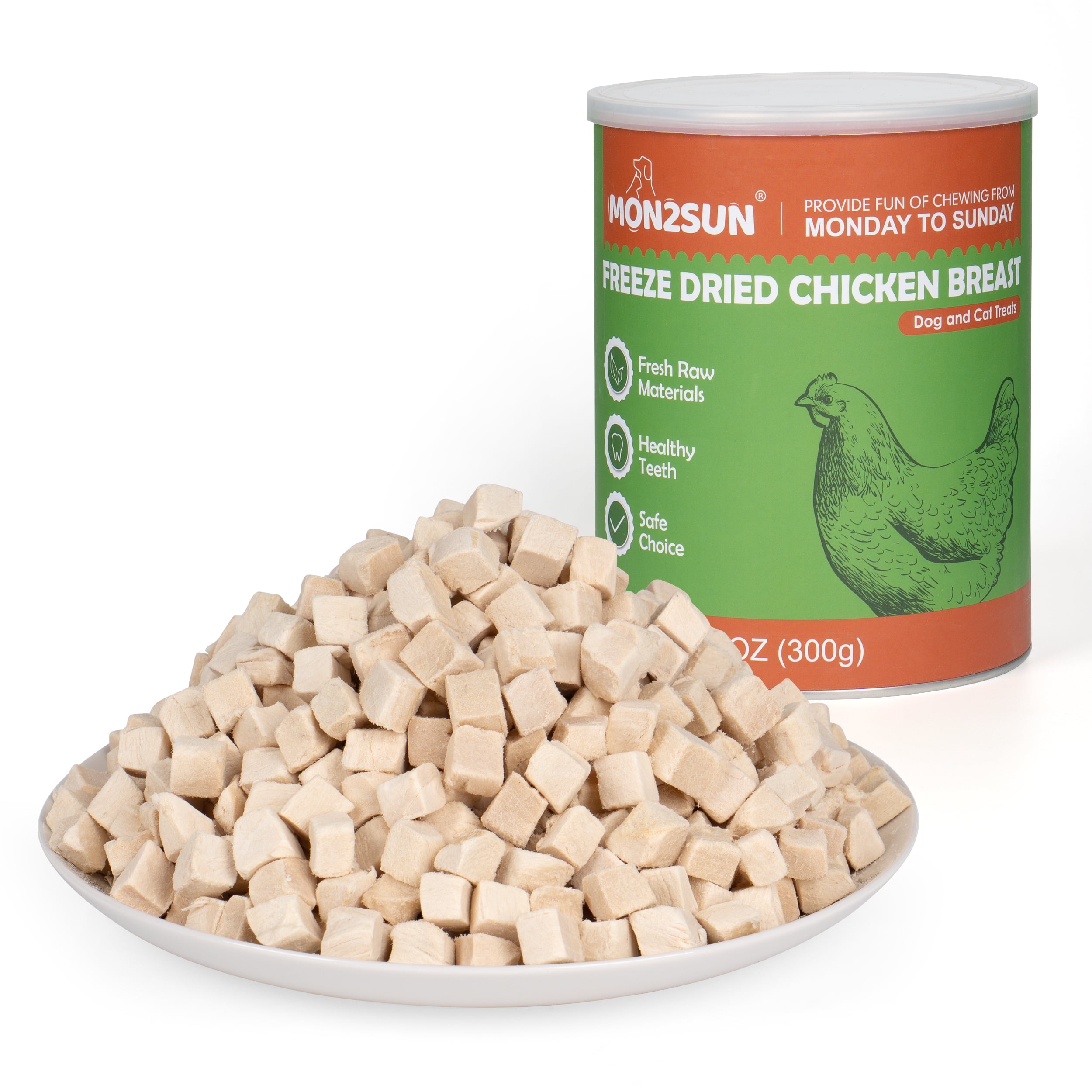 MON2SUN Chicken Freeze Dried Dog Treats, 10.6 oz