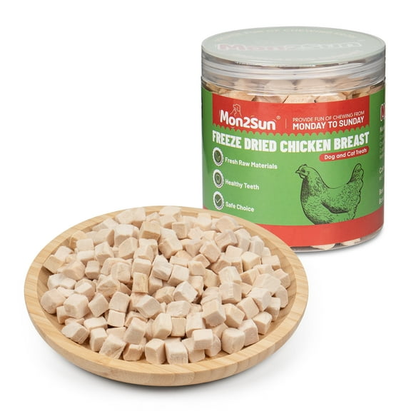 MON2SUN Chicken Freeze Dried Dog Treats, 3.5 oz