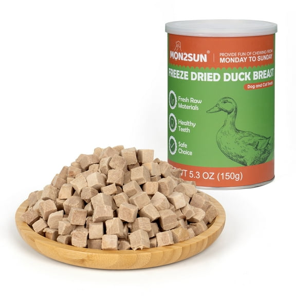 MON2SUN Duck Freeze Dried Dog Treats, 5.3 oz