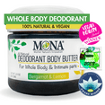 thumbnail image 1 of MONA Brands Natural Whole Body Deodorant for Women and Men | Deodorant Cream for Private Parts | Bergamot & Lemon | 2.0 oz, 1 of 8