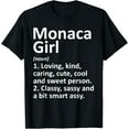 thumbnail image 1 of MONACA GIRL PA PENNSYLVANIA Funny City Home Roots Gift T-Shirt, 1 of 4