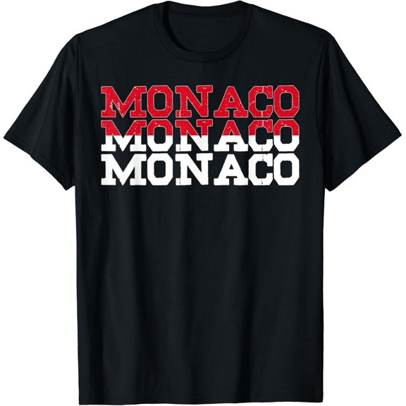MONACO | Monacan Flag Sports Lovers T-Shirt