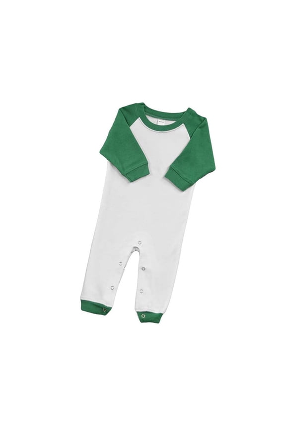 Infant Long Sleeve Raglan Romper