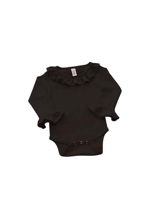 Infant Long Sleeve Ruffle Bodysuit