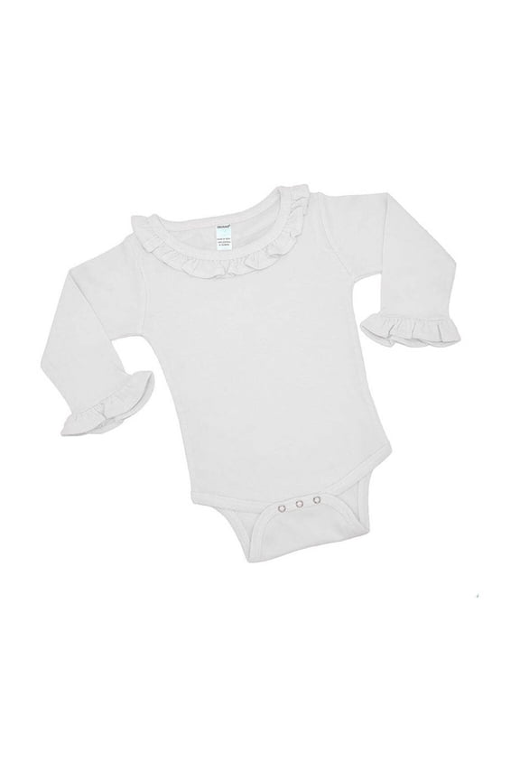 Infant Long Sleeve Ruffle Bodysuit