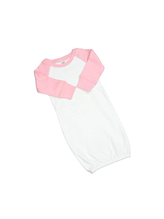 Long Sleeve Raglan Baby Gown