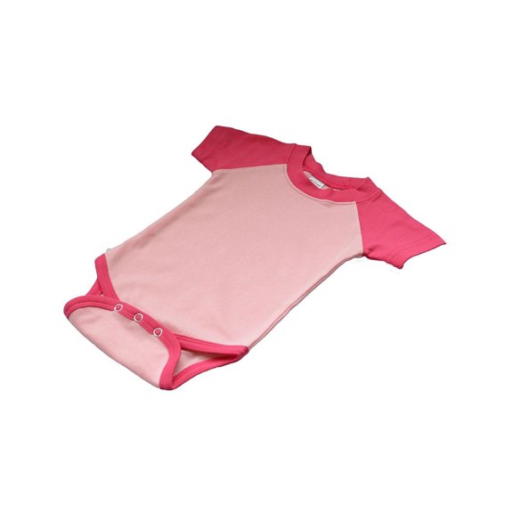 MONAG Short Sleeve Baseball Raglan Bodysuit