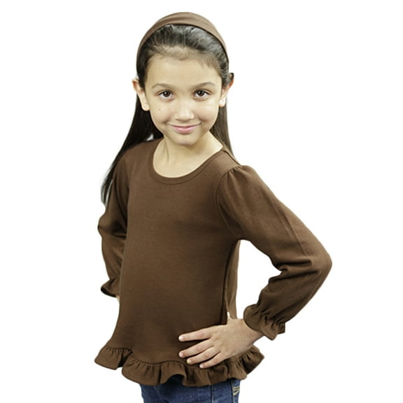 MONAG Toddler Long Sleeve Ruffle Tee