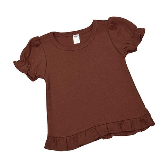 MONAG Toddler Short Sleeve Ruffle Tee