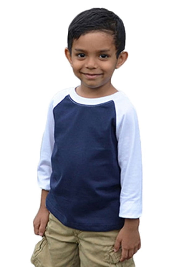 Toddler Unisex Baseball Raglan Tee