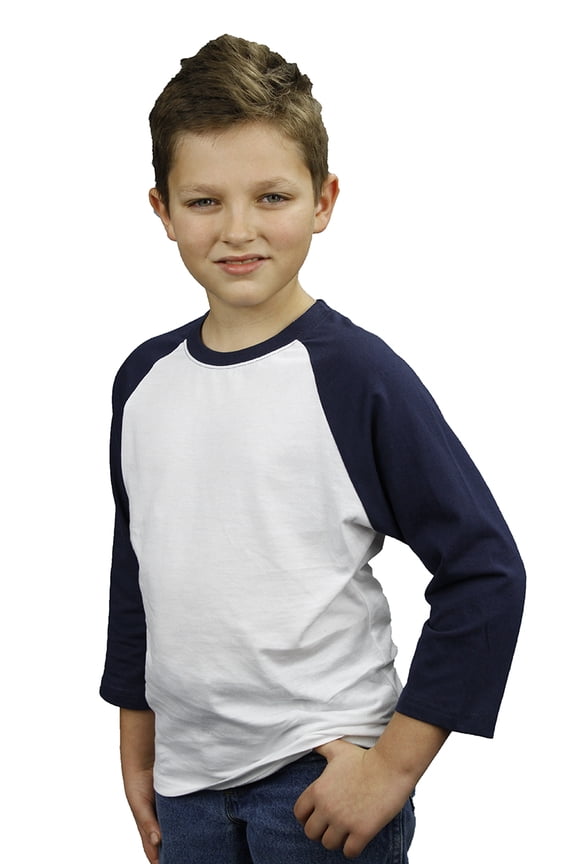 Youth Unisex Baseball Raglan Tee