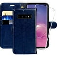 thumbnail image 1 of MONASAY Wallet Case Compatible for Galaxy S10, [Included Screen Protector][RFID Blocking] Flip Folio Leather Cell Phone Cover with Credit Card Holder for Samsung Galaxy S10, 6.1 inch, 1 of 1