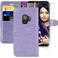 thumbnail image 1 of MONASAY Wallet Case Compatible for Galaxy S9, 5.8-inch, [Screen Protector Included][RFID Blocking] Flip Folio Leather Cell Phone Cover with Credit Card Holder, 1 of 1