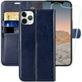 thumbnail image 1 of MONASAY Wallet Case Compatible for iPhone 11 Pro Max 5G, 6.5-inch, [Glass Screen Protector Included] [RFID Blocking] Flip Folio Leather Cell Phone Cover with Credit Card Holder, 1 of 1
