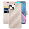 thumbnail image 1 of MONASAY Wallet Case Compatible for iPhone 14 5G,[Glass Screen Protector Included] [RFID Blocking] Flip Folio Leather Cell Phone Cover with Credit Card Holder，6.1-inch, 1 of 1