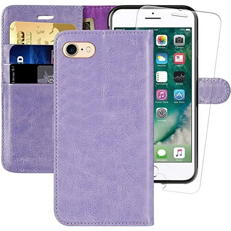 MONASAY iPhone SE 2022/2020 5G Case,iPhone 8 Wallet Case , iPhone