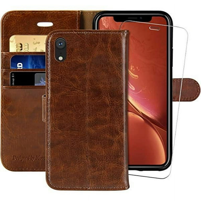 MONASAY iPhone XR 5G [Glass Screen Protector] Flip