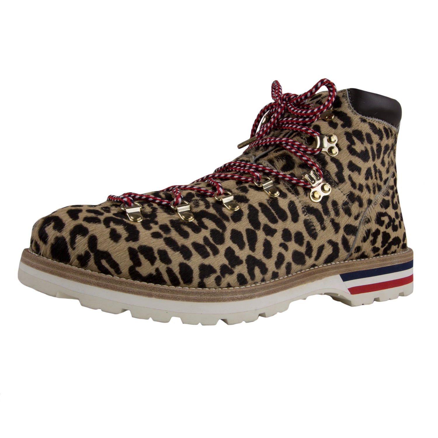 MONCLER X KITH Men's Pony Hair Peak Hiking Boots, Leopard MONCLER X KITH Men's Pony Hair Peak Hiking Boots, Leopard