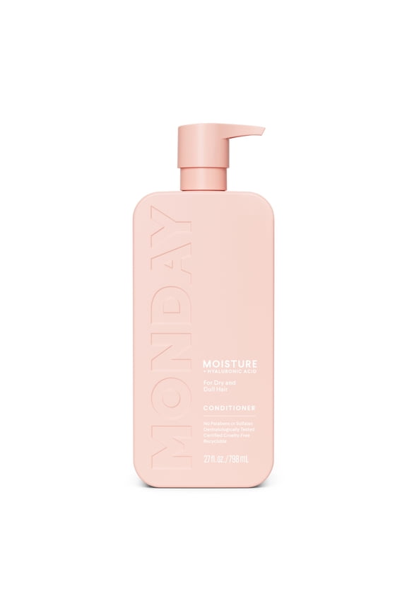 MOISTURE Conditioner with Hyaluronic Acid, Coconut Oil & Shea Butter for Dry & Dull Hair 798 mL