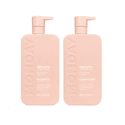 MONDAY Haircare Smooth Shampoo & Conditioner Set, 34 fl oz Each, Wheat Protein & Avocado Oil, For Curly & Frizzy Hair, Sulfate-Free, 2-Pack