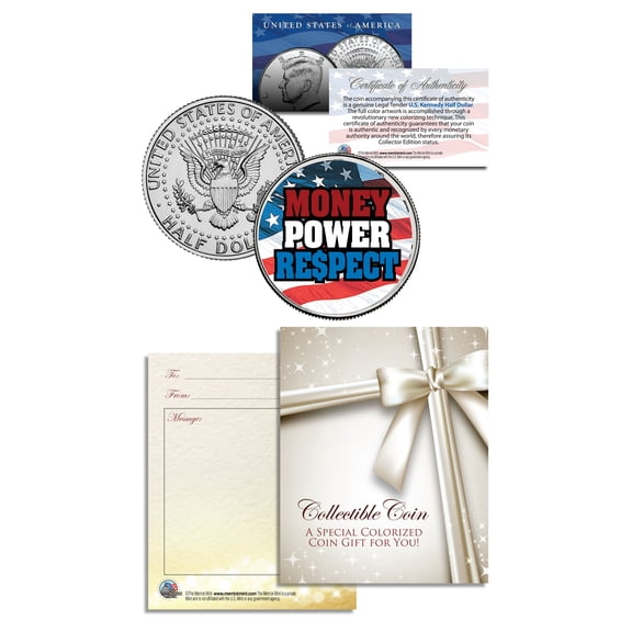 MONEY-POWER-RESPECT Floyd Mayweather JFK Half Dollar U.S. Coin *USA*