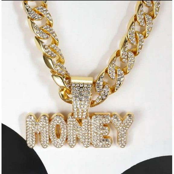 MONEY Pendant + Cuban Chain