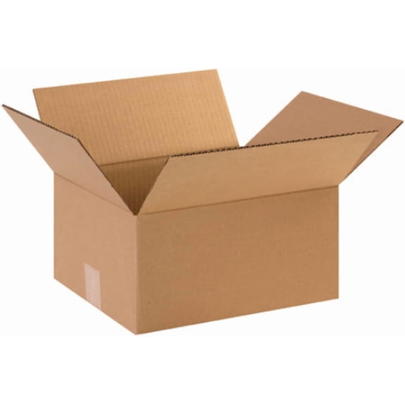 MONGJI - 12x10x6 Pack of 50 Corrugated Cardboard Packing Shipping Mailing Moving Carton Boxes
